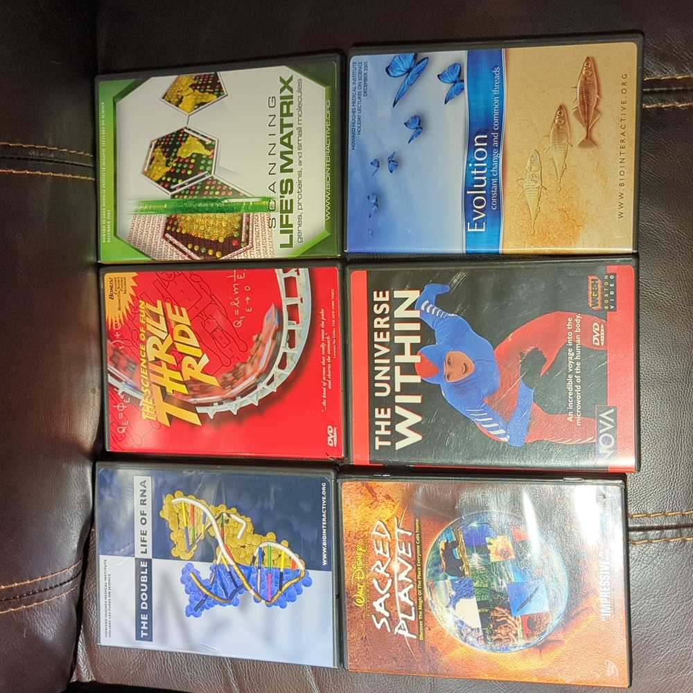 6 Science DVDs 💲Bundle & Save!💲